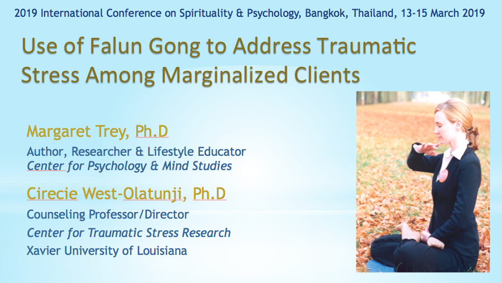 Addressing Traumatic Stress With Falun Gong - Dr. Margaret Trey