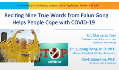 Falun Gong counters COVID-19