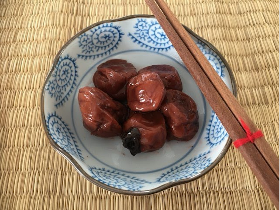 Umeboshi plums