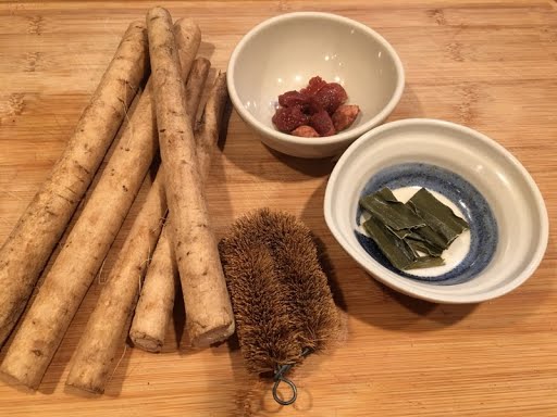 Nishime Burdock Umeboshi Stew